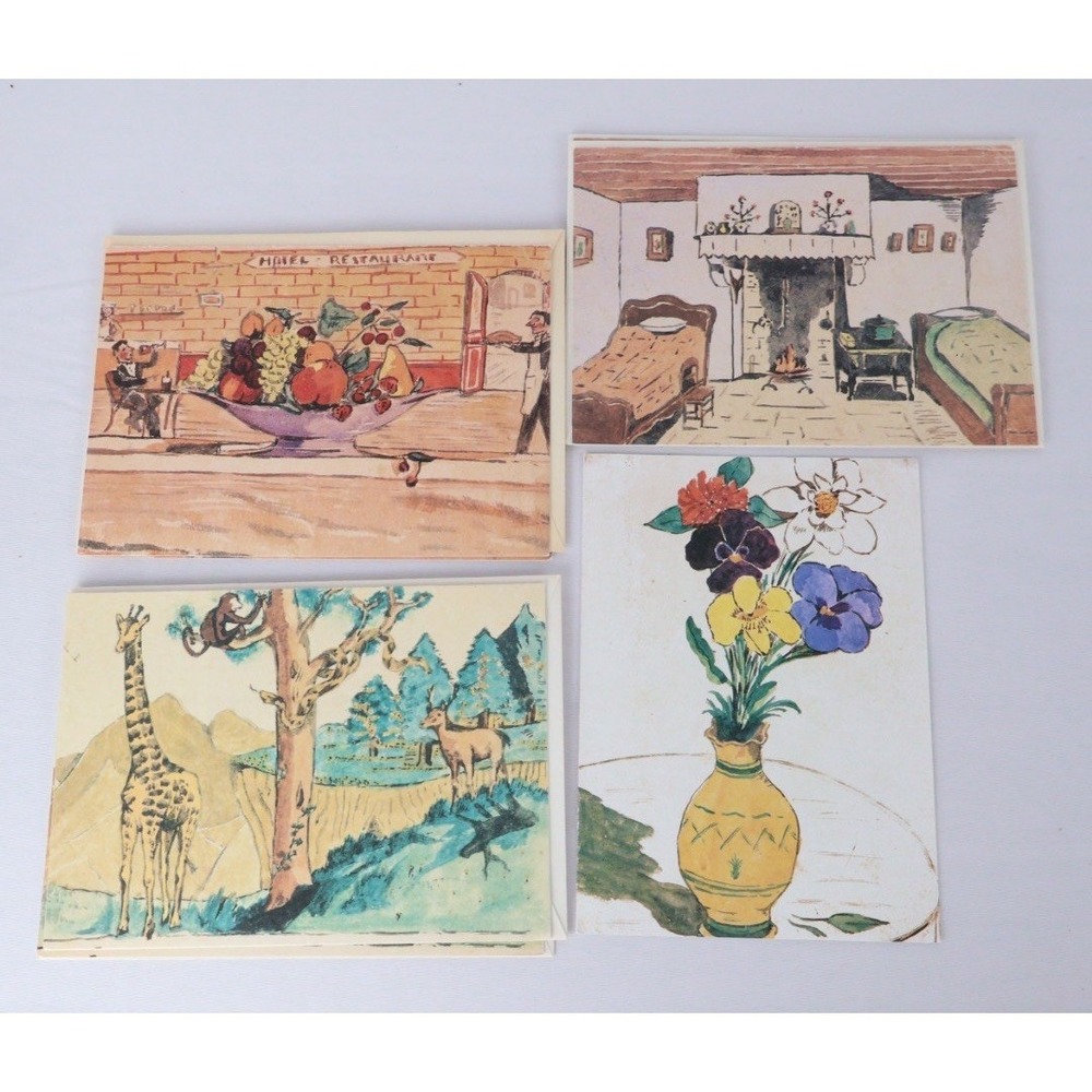 U.S. Holocaust Memorial Museum Blank Greeting‎ Cards Lot (7) & Envelopes NOS
